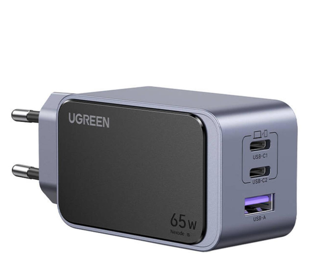 UGREEN Nexode S Ładowarka sieciowa USB + 2x USB-C 65W - 1267432 - zdjęcie 2